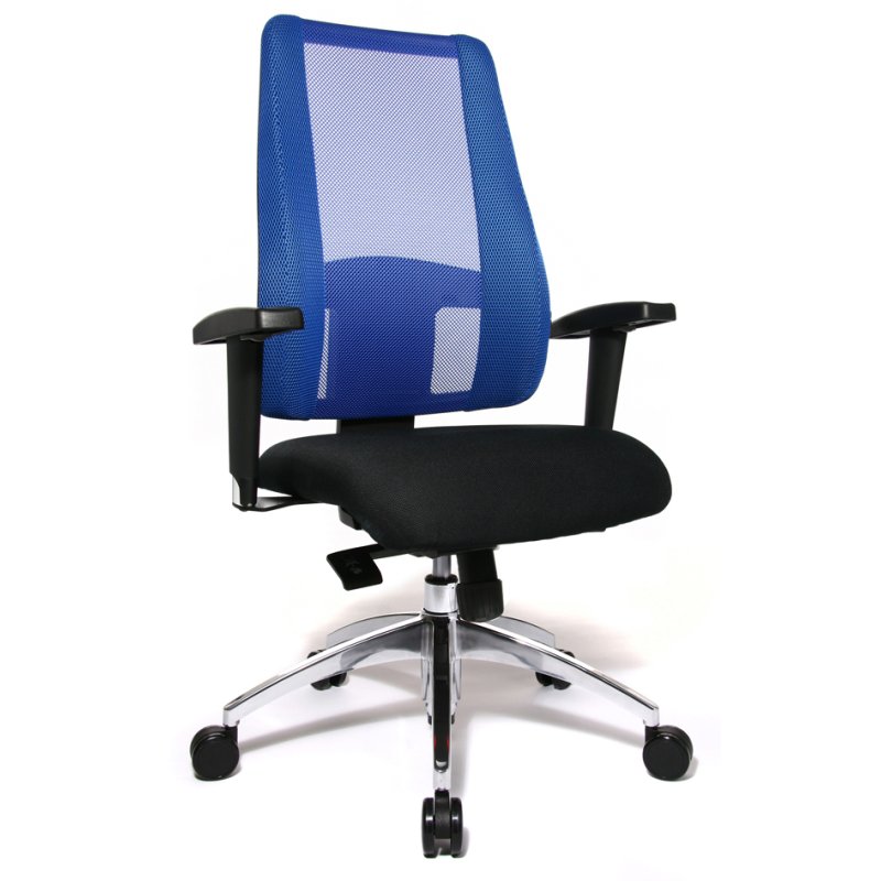 Topstar bureaustoel Lady Sitness Deluxe, zwart/wit, draaibaar